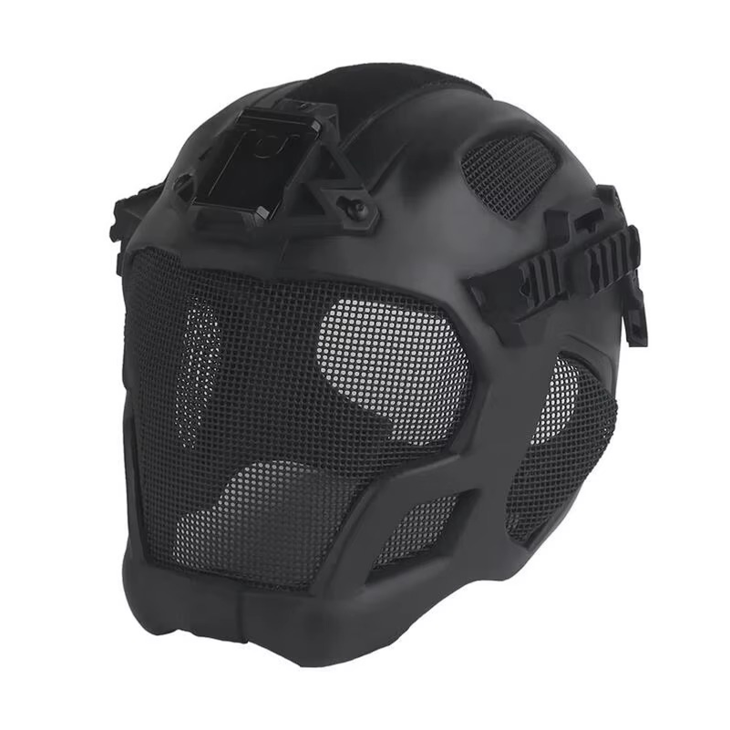 Hunting Outdoor Game - Masque de protection tactique W23, casque